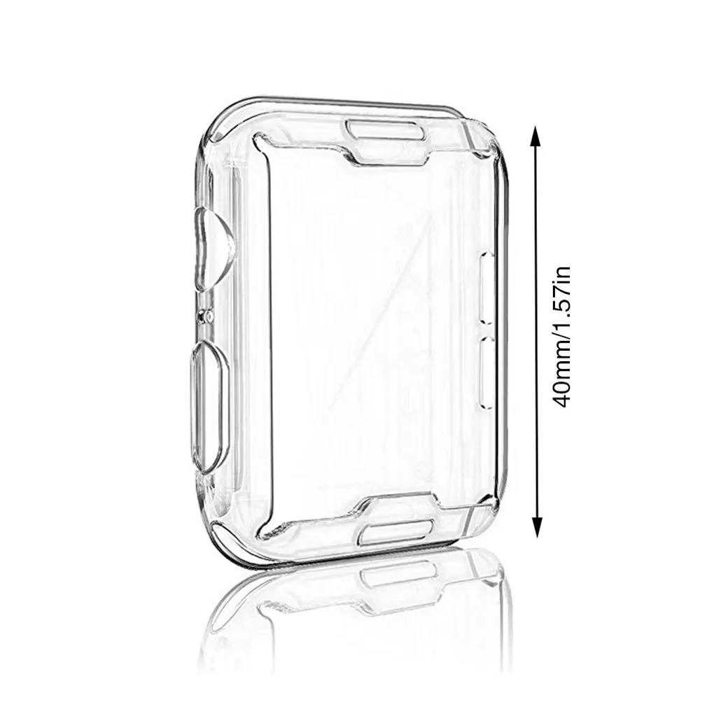 

Watch Case for apple Watch 4 Electroplating TPU Drop Protection Cover Watch 4 Protection Film 40mm All-round Protection Case