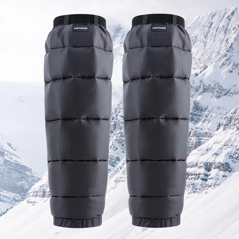 

Winter electric bike knee pads motorcycle warm leggings windproof and cold-proof men and women thickened long and cotton cycling