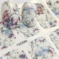 mixed designs beautiful girl series full cover water transfer nail art stickers beauty nails decorations manicure tools