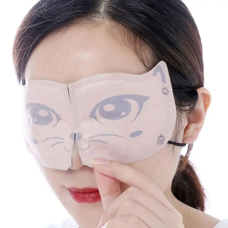 5Pcs Hot Steam Eye Mask Patch Fine Line Wrinkles Anti Aging Dark Circle Heat Pad 11UF | Красота и здоровье