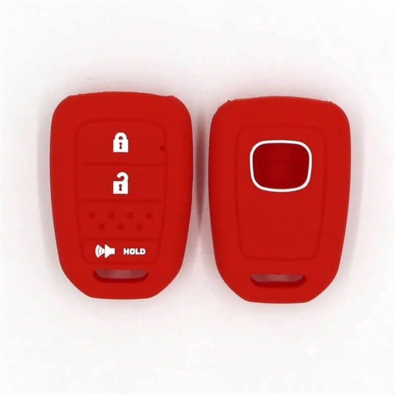 Силиконовый чехол для автомобильного ключа с 3 кнопками Honda ACCORD CITY CIVIC CRV JAZZ HR-V HRV