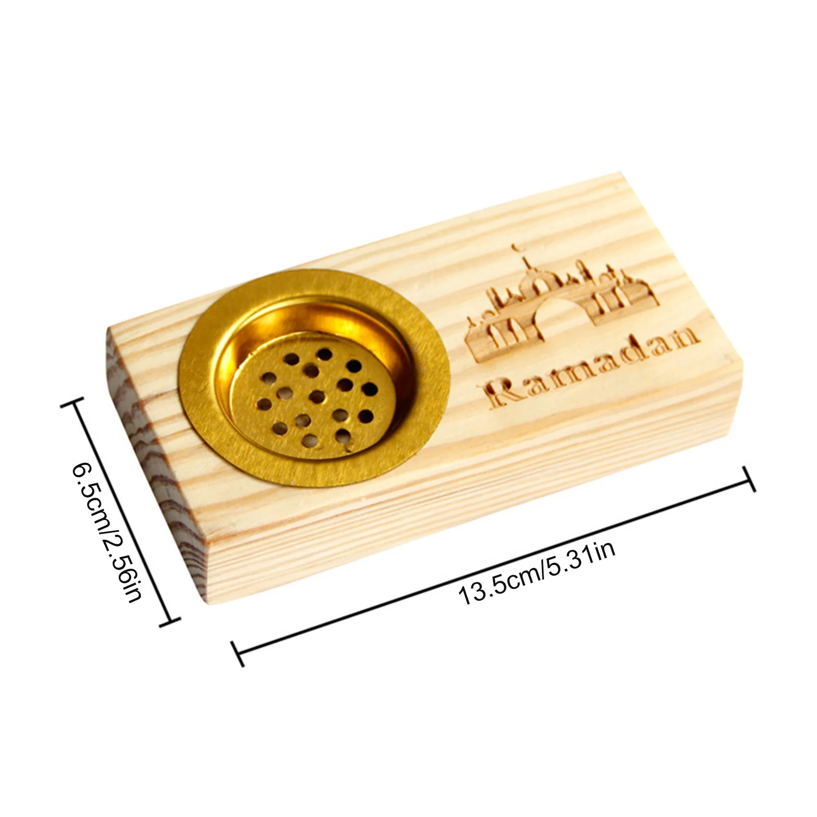 

Arabic Classical Style Ramadan Decoration Simple Wooden Incense Burner Incense Holder For Bedroom Window Room Holiday Decor