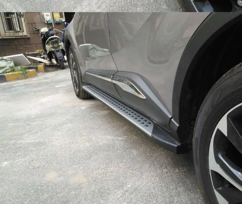 Автомобильные ходовые доски Авто боковой шаг бар педали бренд Nerf баров подходит для Toyota C-HR CHR