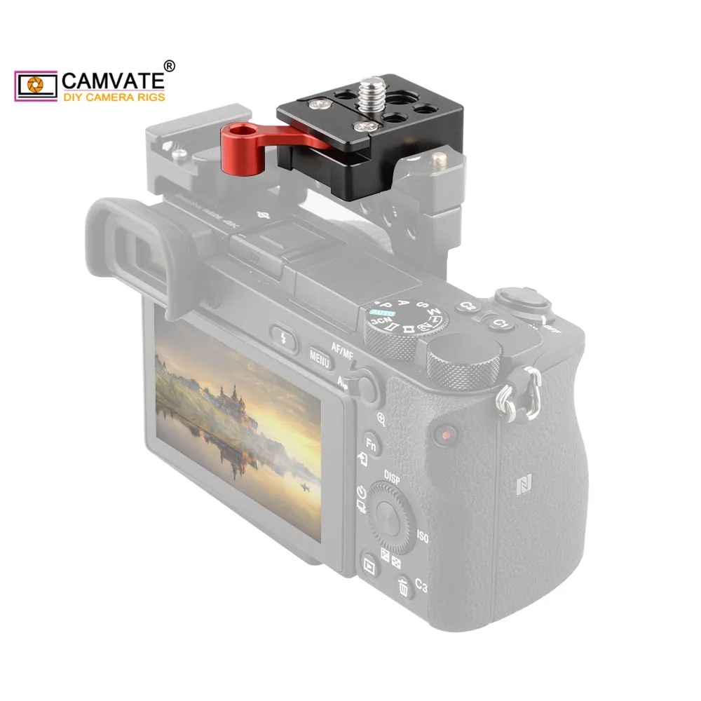 CAMVATE Swat рельсовый зажим QR НАТО с 1/4 '' 20 3/8'' 16 резьбовыми отверстиями для