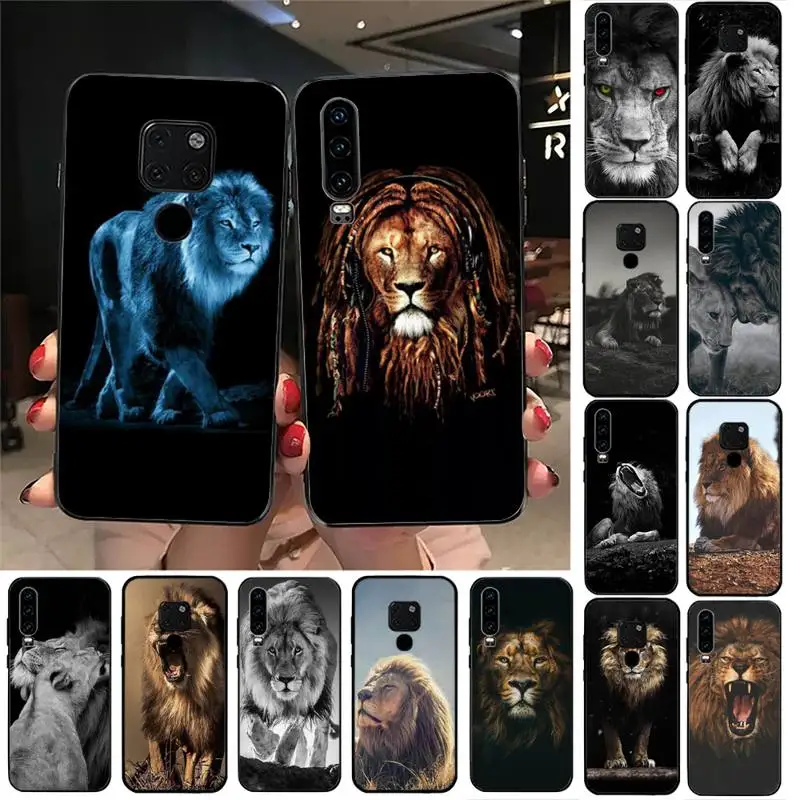 

African Lion Phone Case For Huawei Y6 7prime 9prime Y5 2019 Y5 Y6Prime 2018 Nova 3E mate10 20lite 20Pro funda case