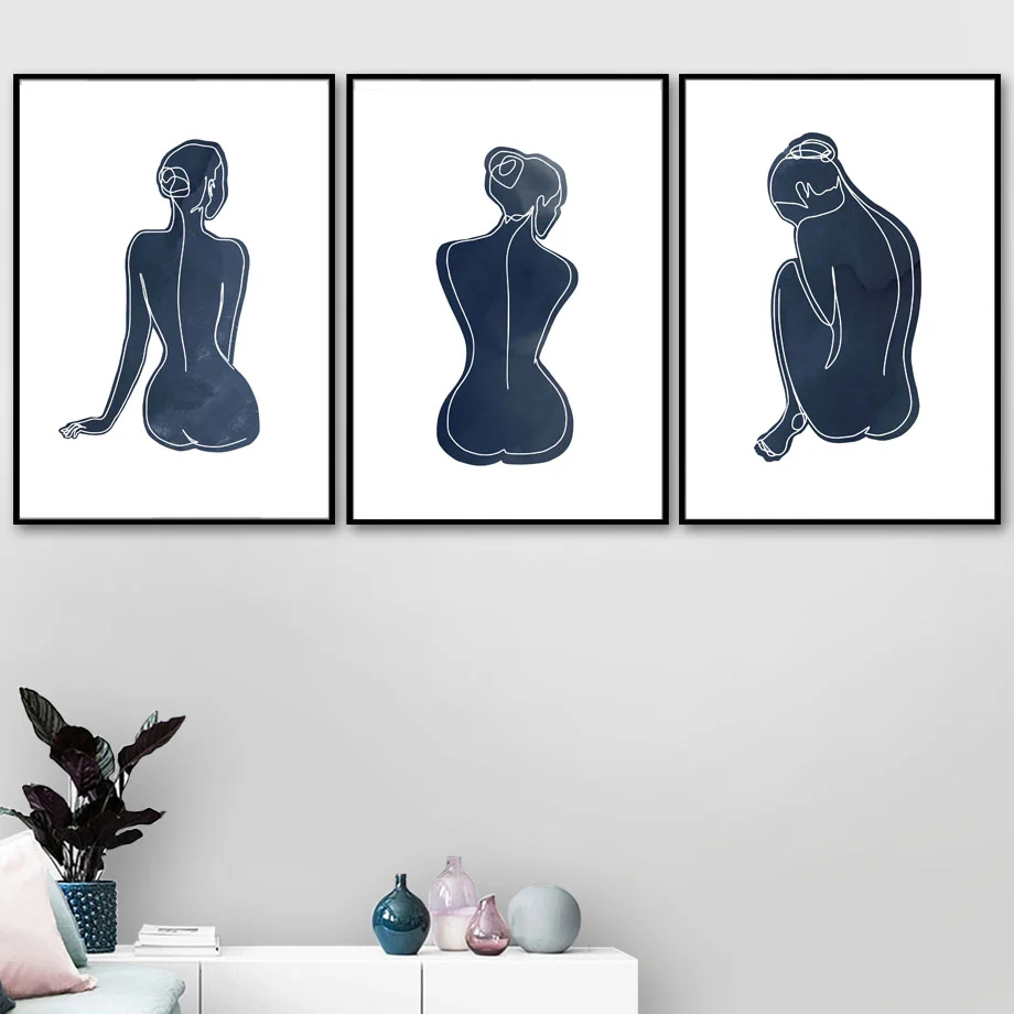 Настенные художественные постеры с изображением лески сексуальной девушки на