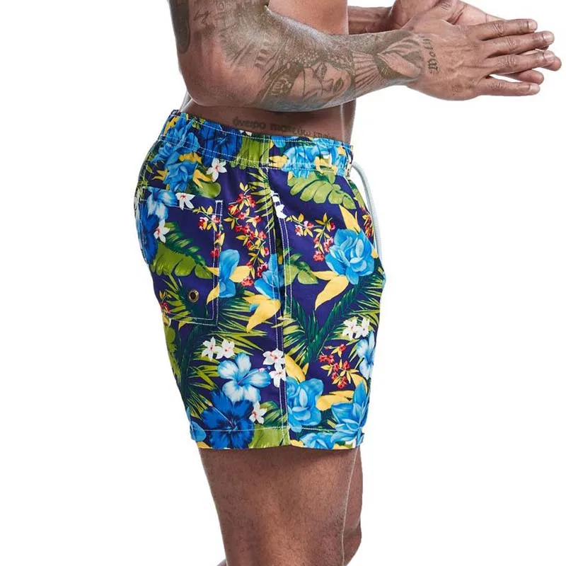 Для мужчин Рубашки домашние печатным рисунком быстросохнущая шорты в уличном