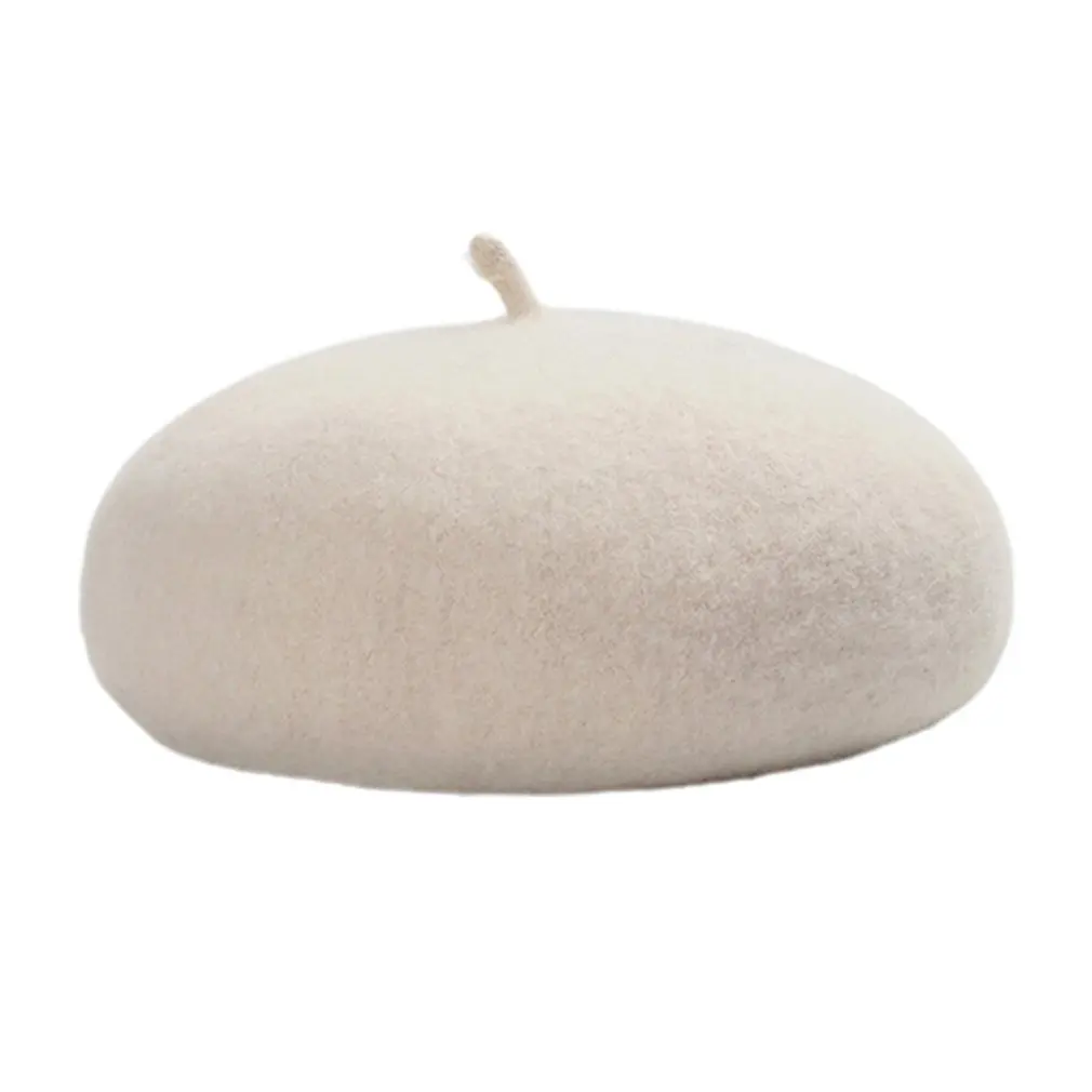 

2020 New Autumn And Winter Beret Ladies Keep Warm Versatile Hat Retro Hat Wool Beret Fashion French Cap