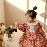 girl gown kids baby%c2%a0party evening dress 2021 red warm plus thicken winter autumn cotton plus size children clothing