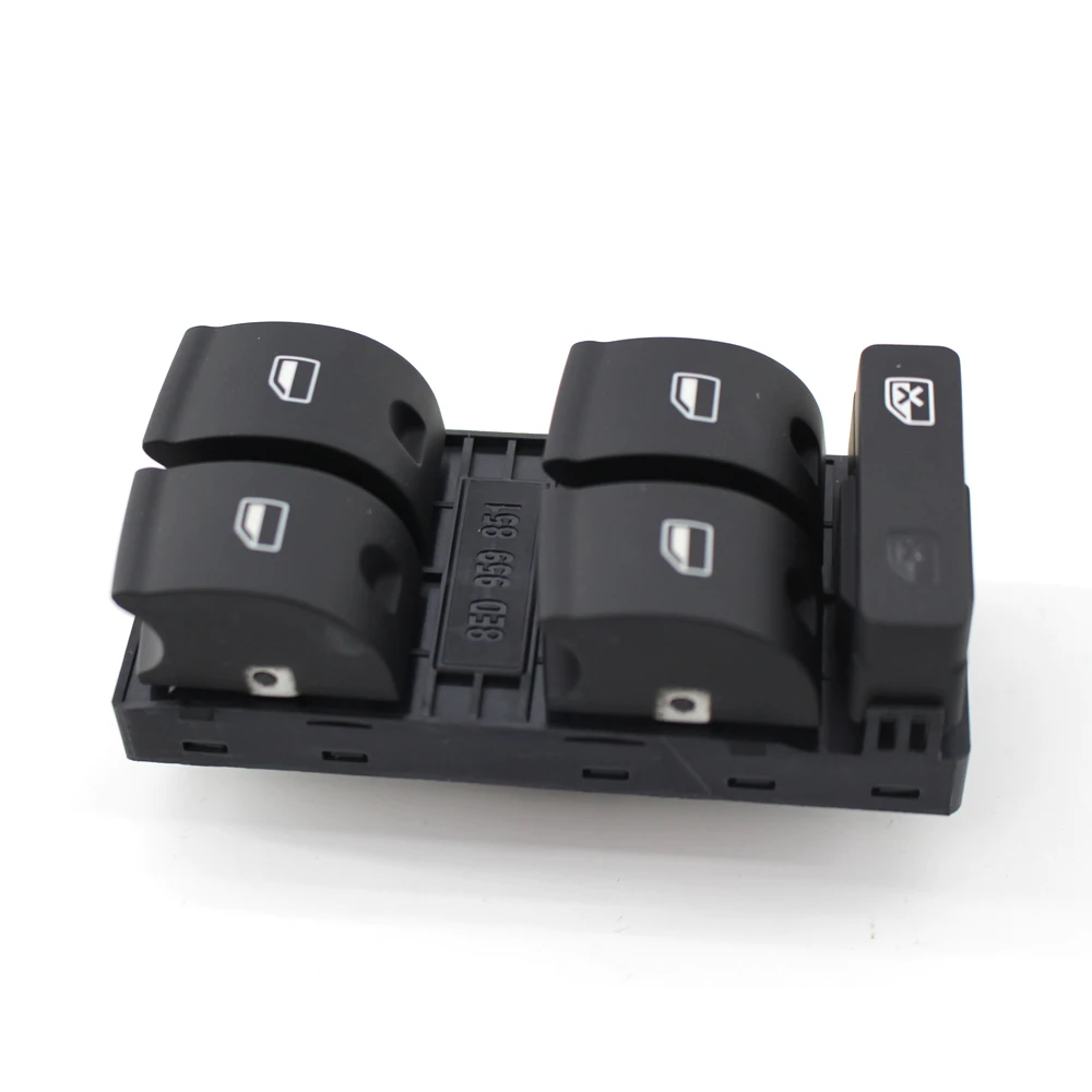 Консоль с кнопками управления окошком Master Power для A4 S4 B6 B7 RS4 SEAT Exeo 8E0 959 851 высокое