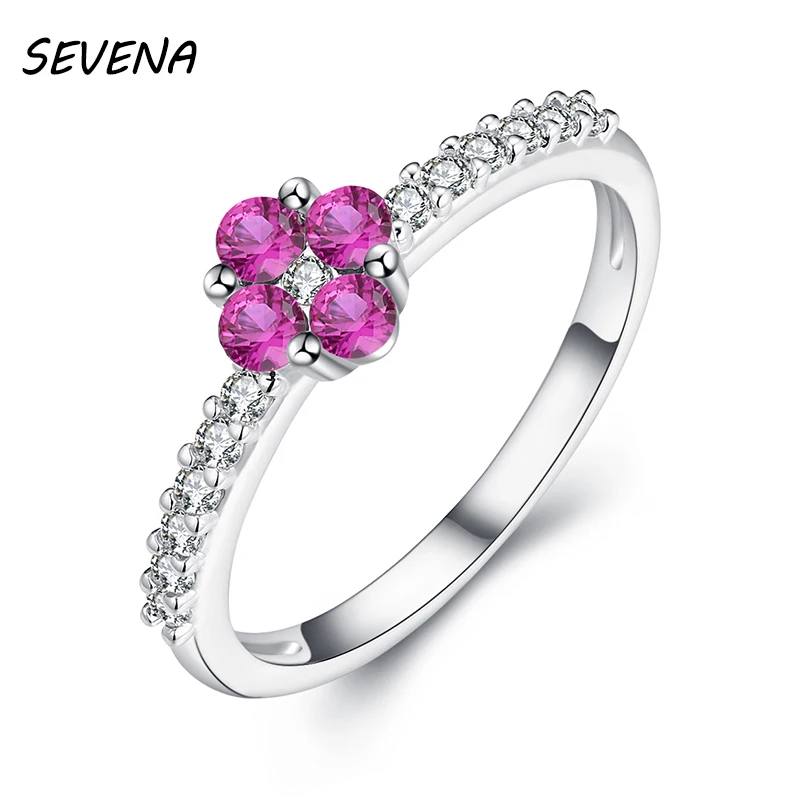 Современный стиль кольца ювелирные изделия Серебро инкрустированные синий и