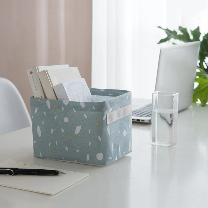 Оформление рабочего стола корзина печать складной органайзер чехол для хранения