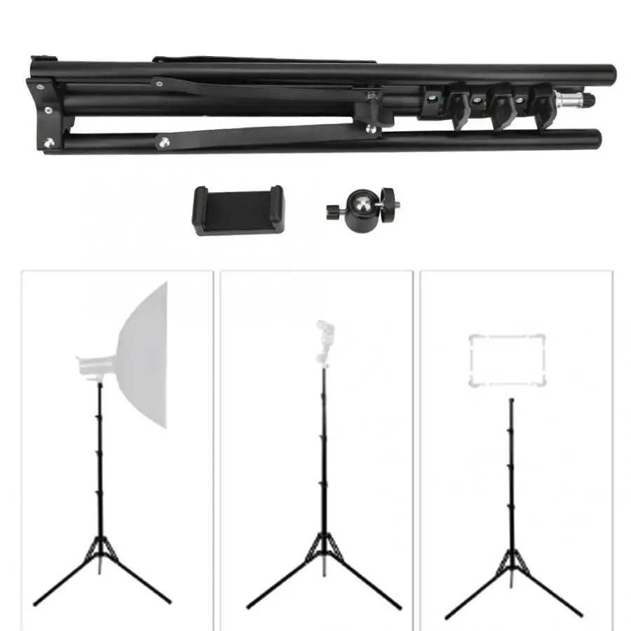 Легкий штатив для лампы складной держатель смартфона SLR DSLR | Электроника