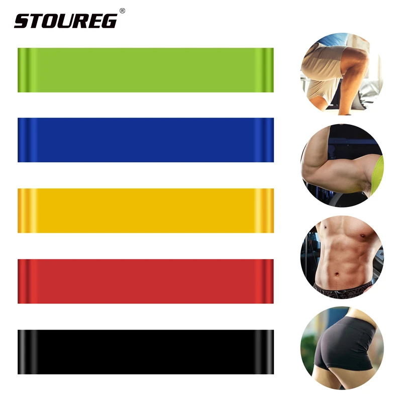 Эластичные Эспандеры резиновая петля для тренировок в тренажерном зале