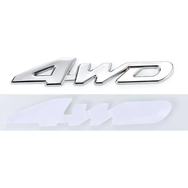4X4 значок наклейки 3D автомобиль металлическая наклейка 4WD эмблема автомобиля для