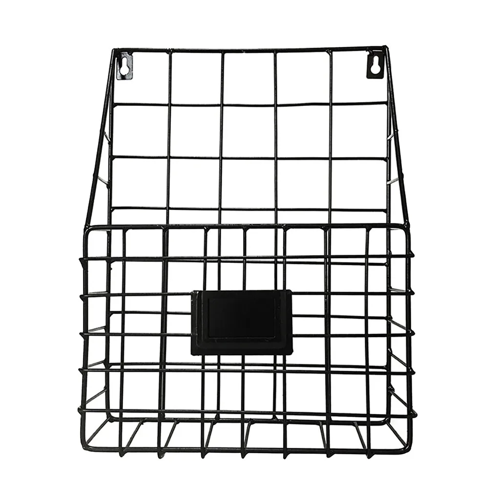 Hсу простой железная настенная подвесная полка журналы газеты для хранения