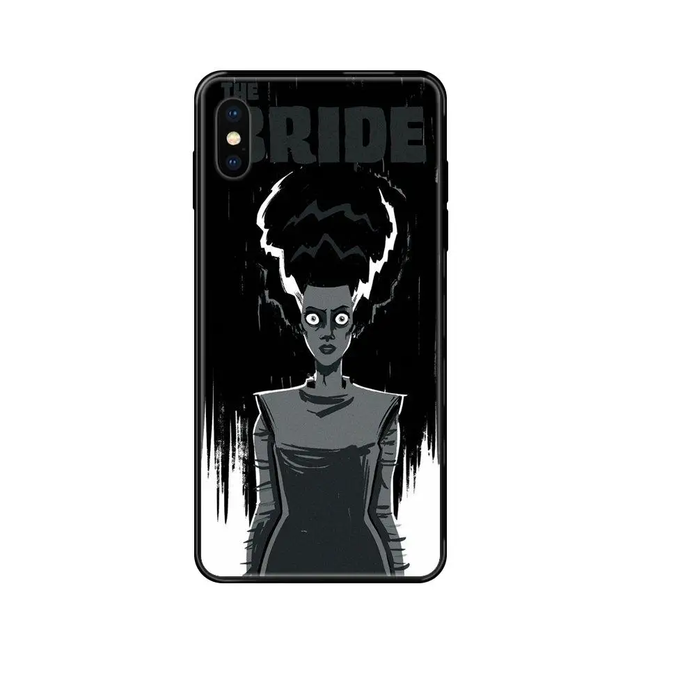 Art Diy Luxury Black Soft Phone Case Bride Of Frankenstein Discount Youth For Samsung Galaxy Note 4 8 9 10 20 Plus Pro Ultra J6 images - 6