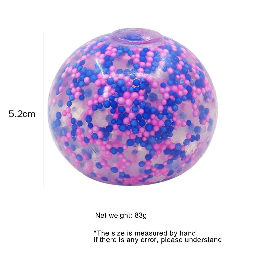 

1Pc Creative Cute Children Adult Pinching Toy Decompression Toy Ball Pressure Relief Stress Toy Birthday Particle Release B E7H7