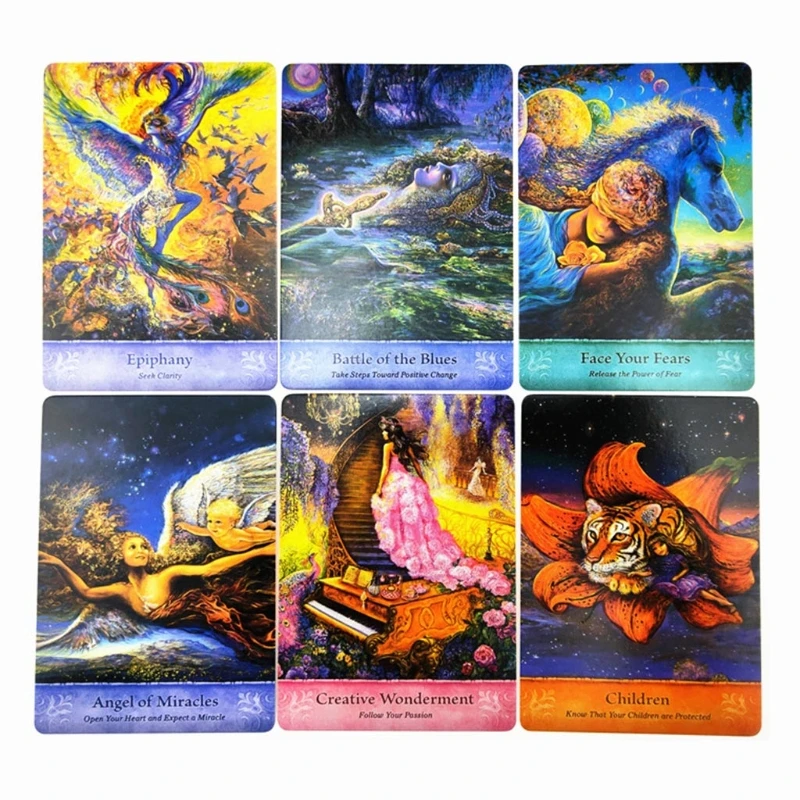 46 Cards Deck Mystical Wisdom Tarot Family Party Board Game English Oracle Card | Спорт и развлечения