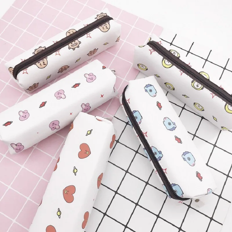 

4 VBTS Bulletproof Youth Group Pencil case, stationery case, stationery bag, storage bag, coin purse, the same style