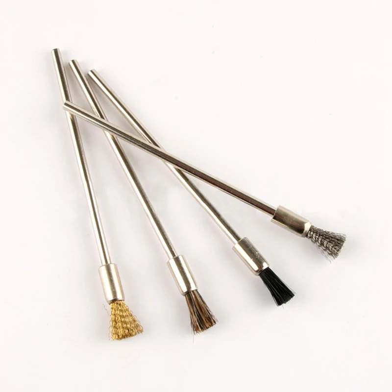 Проволочная щетка для вращающегося сверла хвостовик чистая полировка дюйма 6 мм 1