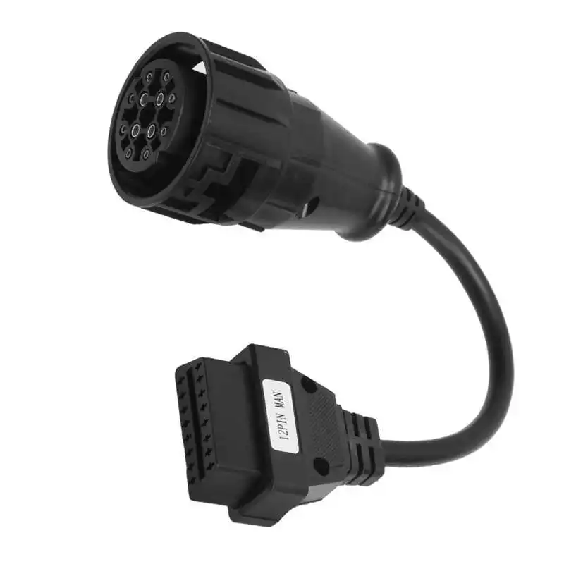 Адаптер OBD2 12Pin MAN to 16Pin грузовик диагностический Удлинительный кабель для замены