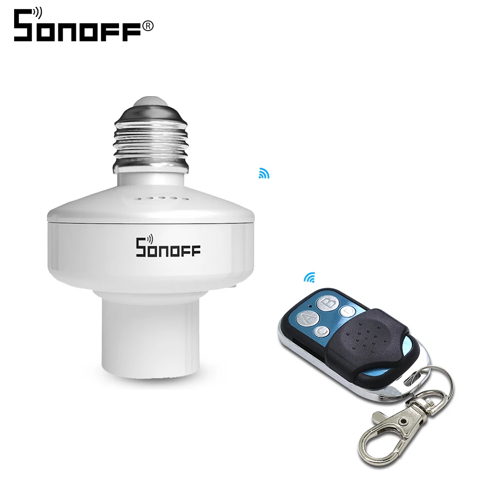 RC and RF Itead Sonoff Slampher 433Mhz RF светильник E27 держатель лампы беспроводной для умного дома беспроводной пульт дистанционного управления 2A 400W - Комплект: RC and RF