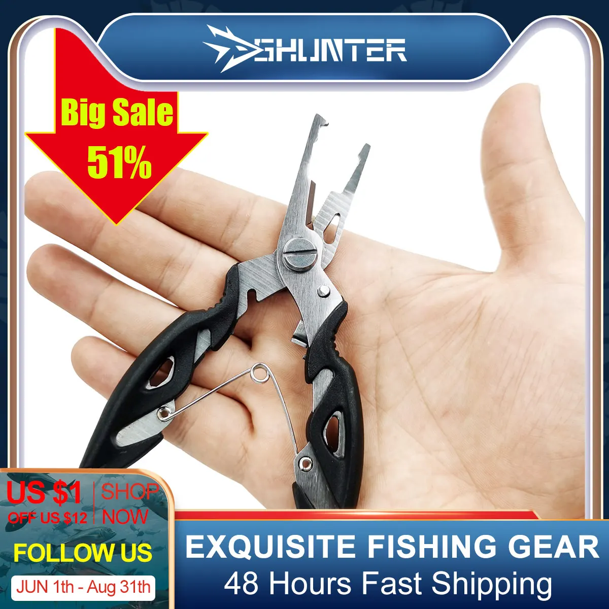 Fishing Plier Scissor Braid Line Lure Cutter Hook Remover etc. Cutting Fish Use Tongs Multifunction Scissors Tackle Tool | Спорт и