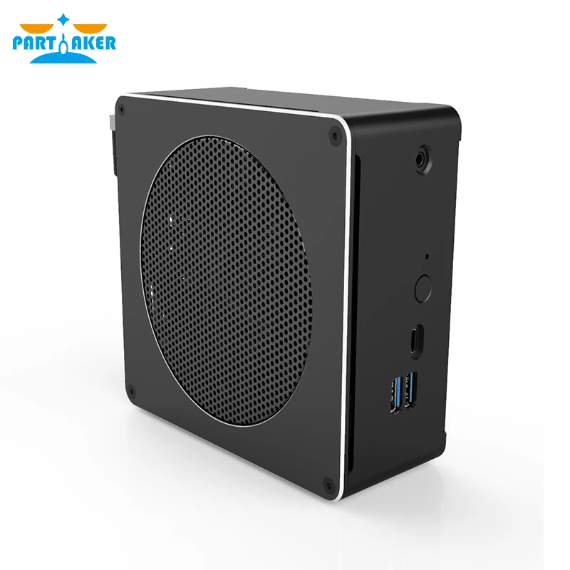 Мини ПК par57 B18 DDR4 Coffee Lake 8 го поколения Intel Core i7 8750H 32 Гб ОЗУ UHD Graphics 630 Mini DP HDMI WiFi|Мини
