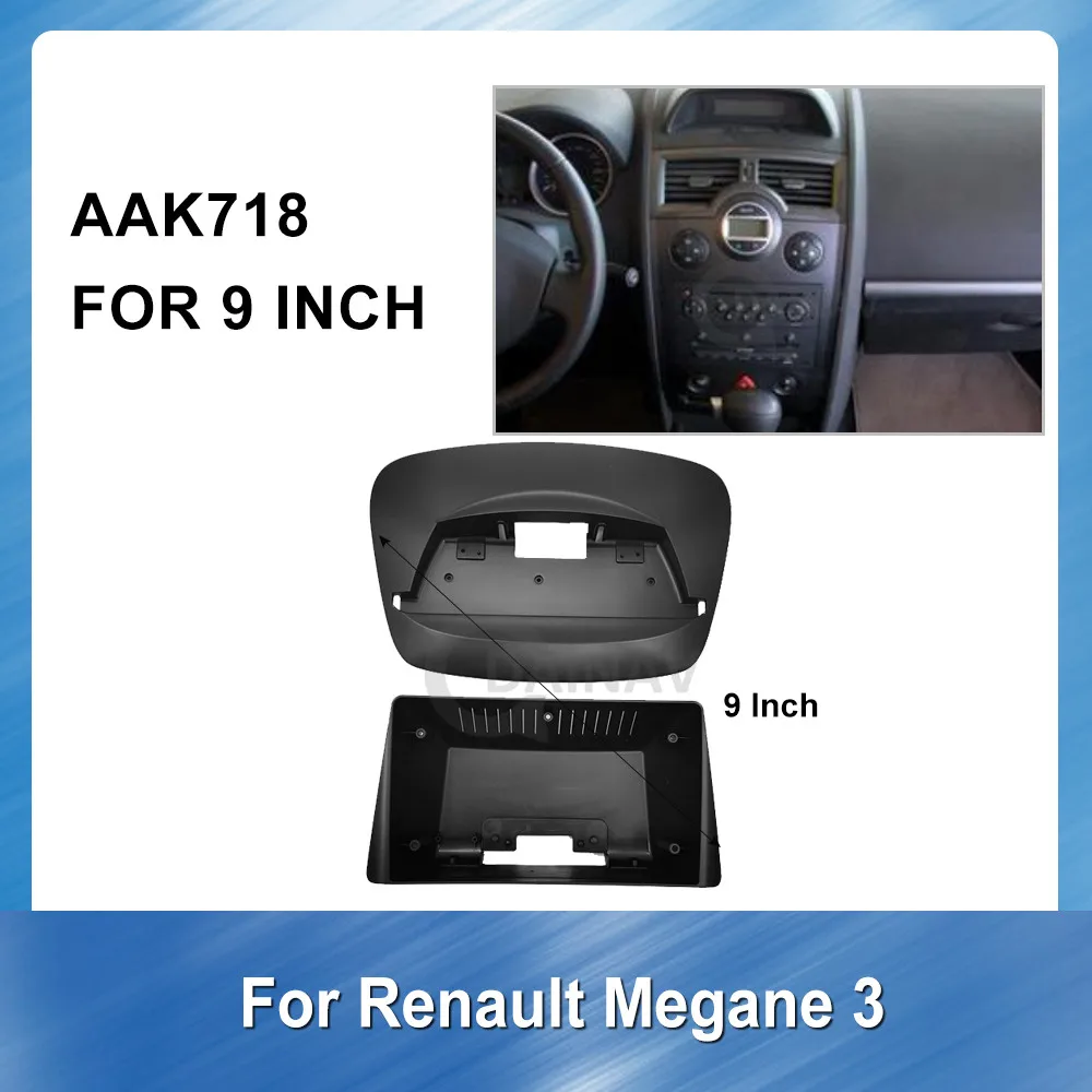 

Автомобильная аудиорамка Fasxia 9 дюймов для RENAULT Megane 3 2008-2015, монтажная рамка для панели приборной панели