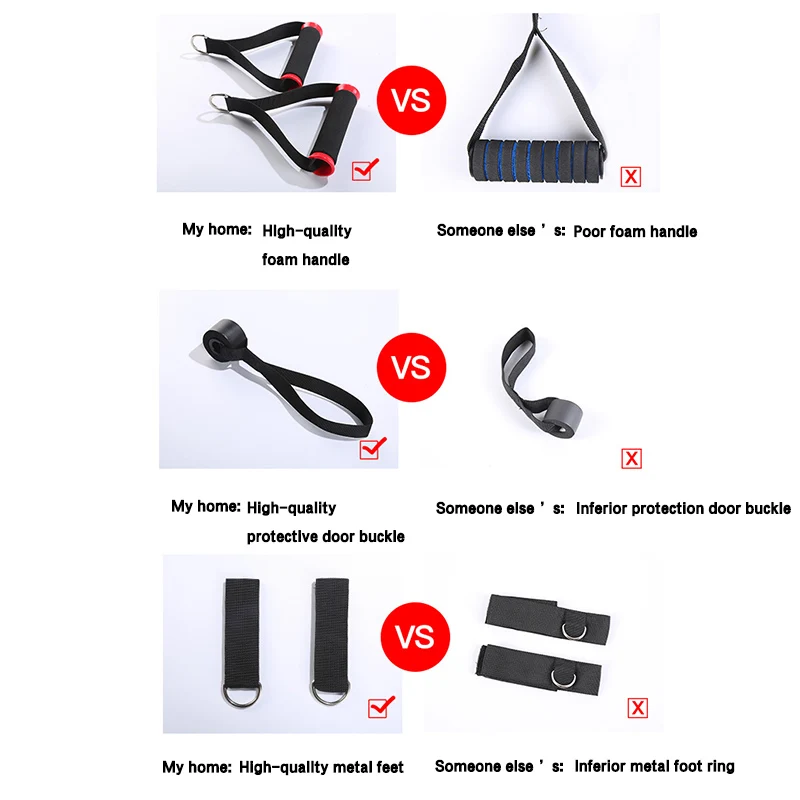 

Wholesale 11pcs/Set Resistance Bands Pull Rope for Home Gym Equipment Workout Fitness Exercise Resistance Training Accessories