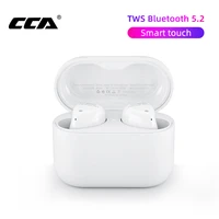 cca cc1 tws earphone wireless 5 2 bluetooth headphones sport bass profession gaming headsets mini aac analysis earbuds for kz s2