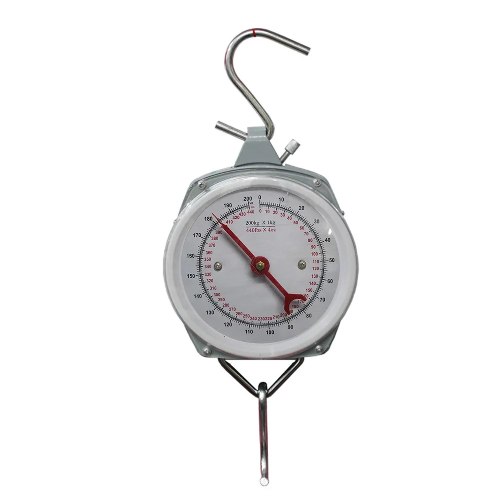 200 кг подвесной крючок Легко читаемые весы для взвешивания маленькие наружные