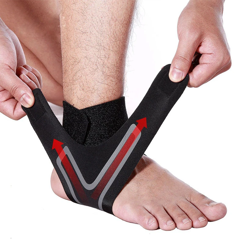 

Weightlifting Ankle Brace Gym Elastic Ankle Support Gear Fitness Sports Foot Weights Wraps Protector for Running Basketball