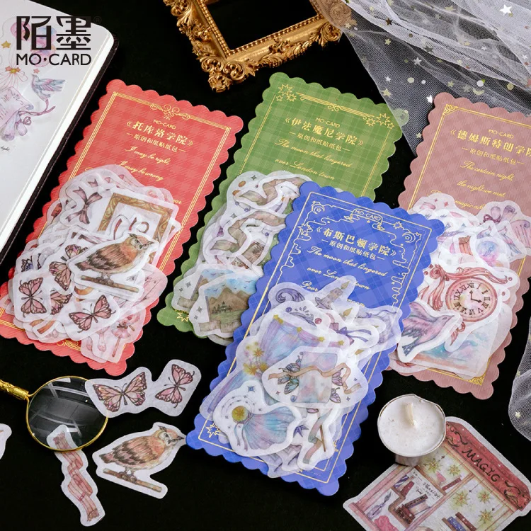 

60pcs/pack Magic Story Decoration Stationery Sticker Scrapbooking Planner Journal Diary Diy Decorative Label Stickers