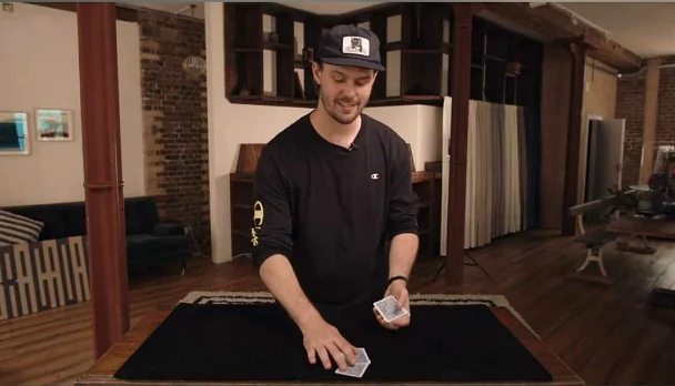 

Two Card Transposition / Table False Cut / Curry Turnover by ANdrew Frost - magic tricks