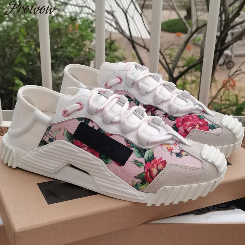 

Prowow 2021 Hot Sale Mixed Color Women Sneakers Luxury Brand Woman Sport Shoes Woman Shoes Ladyd Shoes Women for Women Sneaker