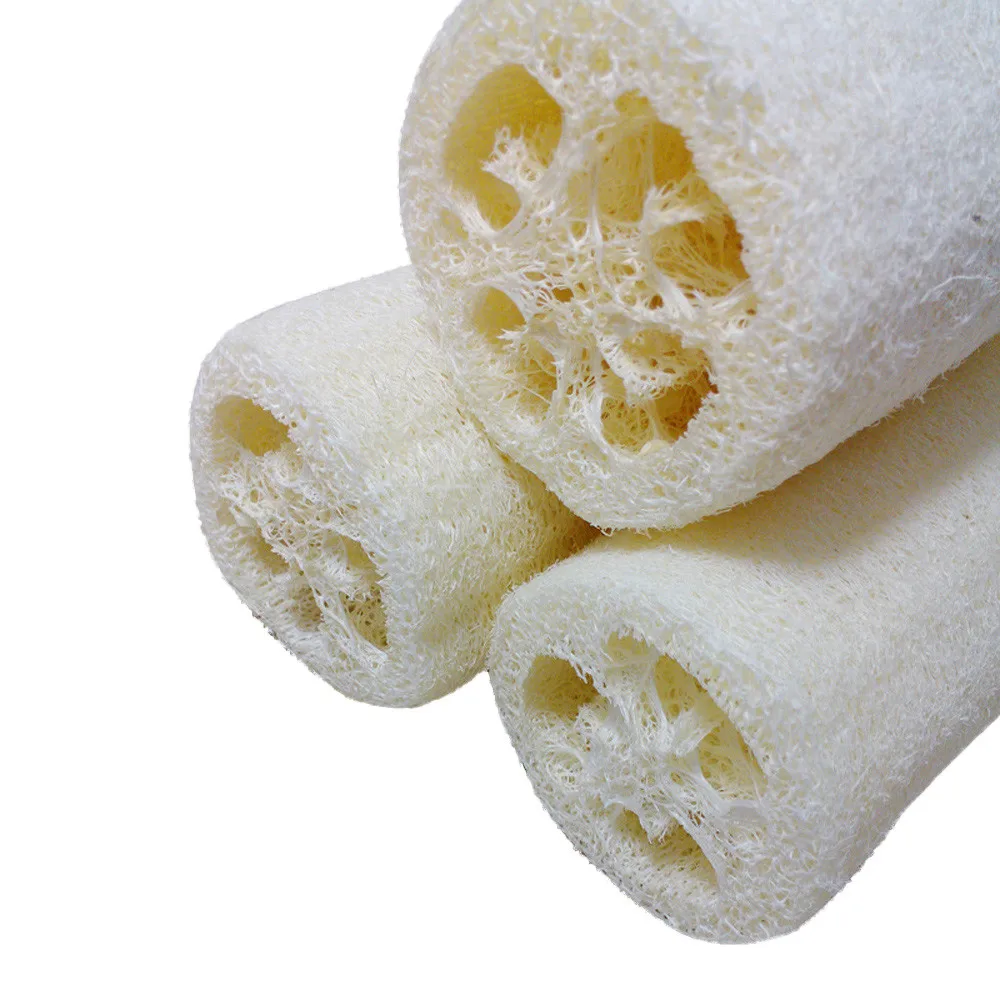 

New Creative Natural White Loofah Bath Body Shower Sponge Scrubber Pad Hot Pad Remove Dead Skin Cells Effects Skin Scrubbes