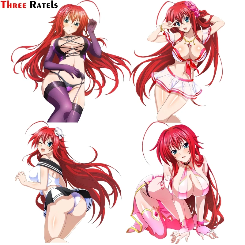 

Three Ratels FC179 Sexy Car Stickers High School DxD Rias Gremory Render 3D Car Styling Vinyl Car Window Wiper Decal Accessories