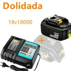 18V18Ah перезаряжаемая батарея 18000mah литий-ионная батарея запасная батарея питания для MAKITA BL1880 BL1860 BL1830 батарея + 3A зарядное устройство