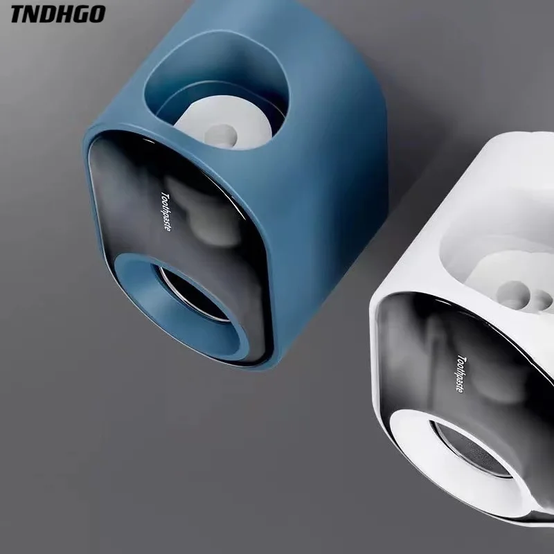 

New Wall-Mounted Automatic Toothpaste Dispenser Free Punch Bathroom Accessories Set Child Toothpaste Squeezer Toothpaste Holder