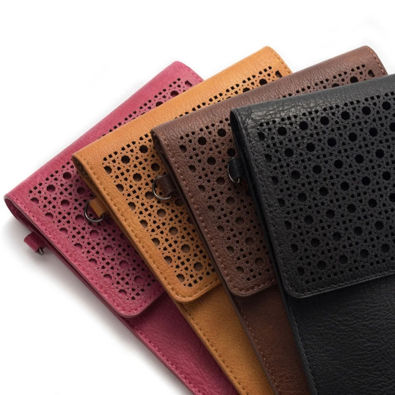 

Touch Screen Purse with Clear Window Pocket Shoulder Strap Small Crossbody Bag J60D