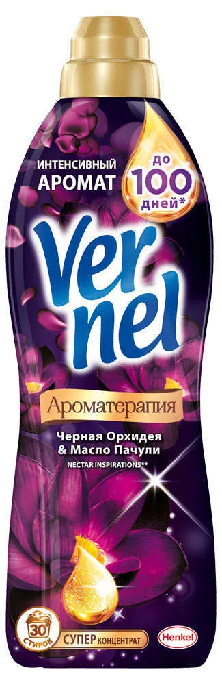 Кондиционер для белья «Черная Орхидея и Масло Пачули» Vernel, 910 мл