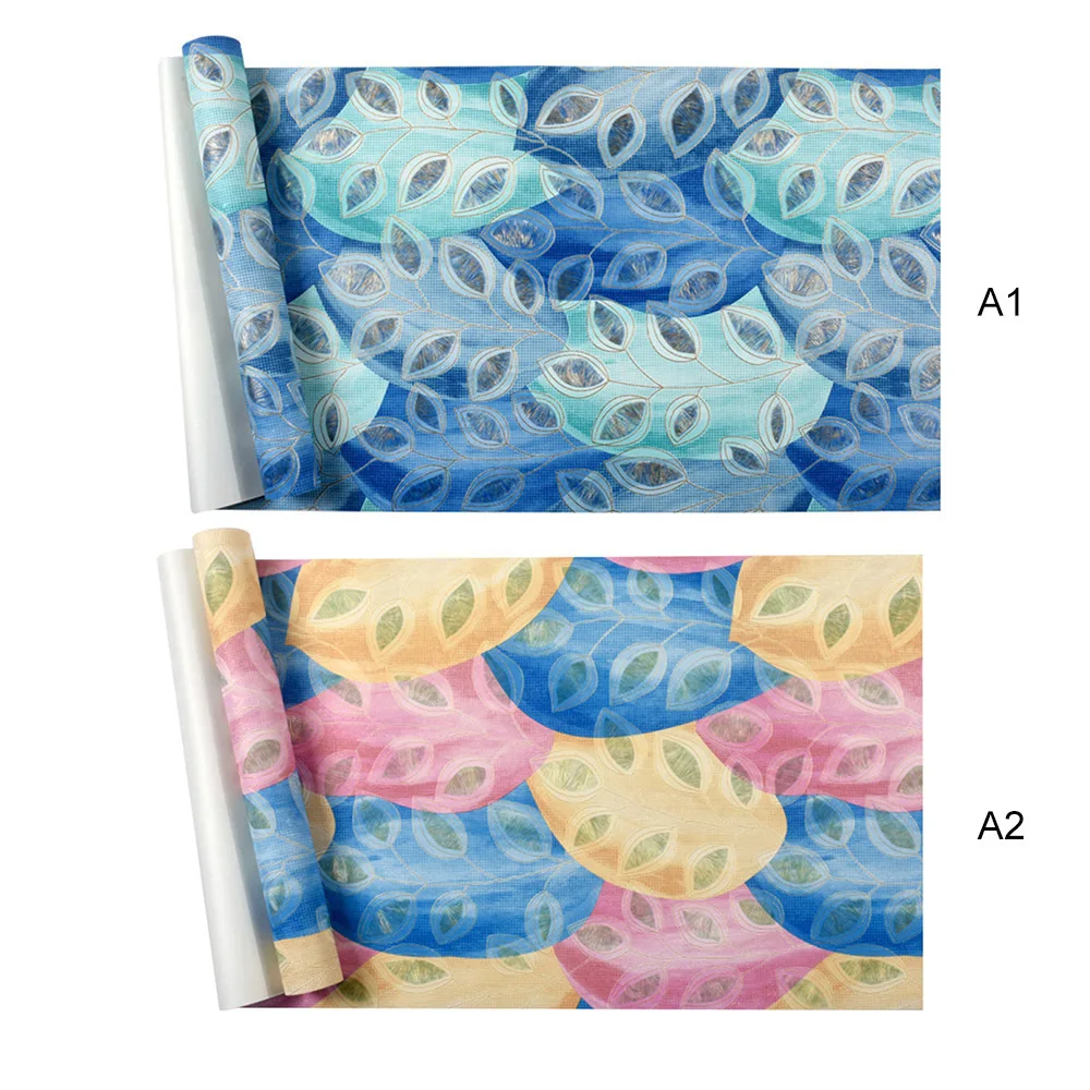 Настенная 3D бумага с павлиньими перьями новый средиземноморский стиль рулон