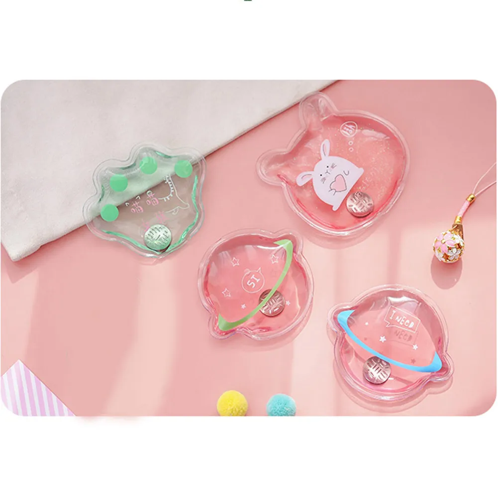 Новый мини зимние многоразовая Гелевая грелка для рук Милый Забавный принт