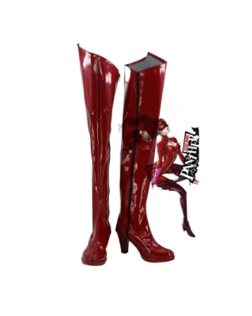 Сапоги для косплея Пантеры Persona 5 Anne Takamaki японское аниме ручная работа обувь на заказ европейский размер