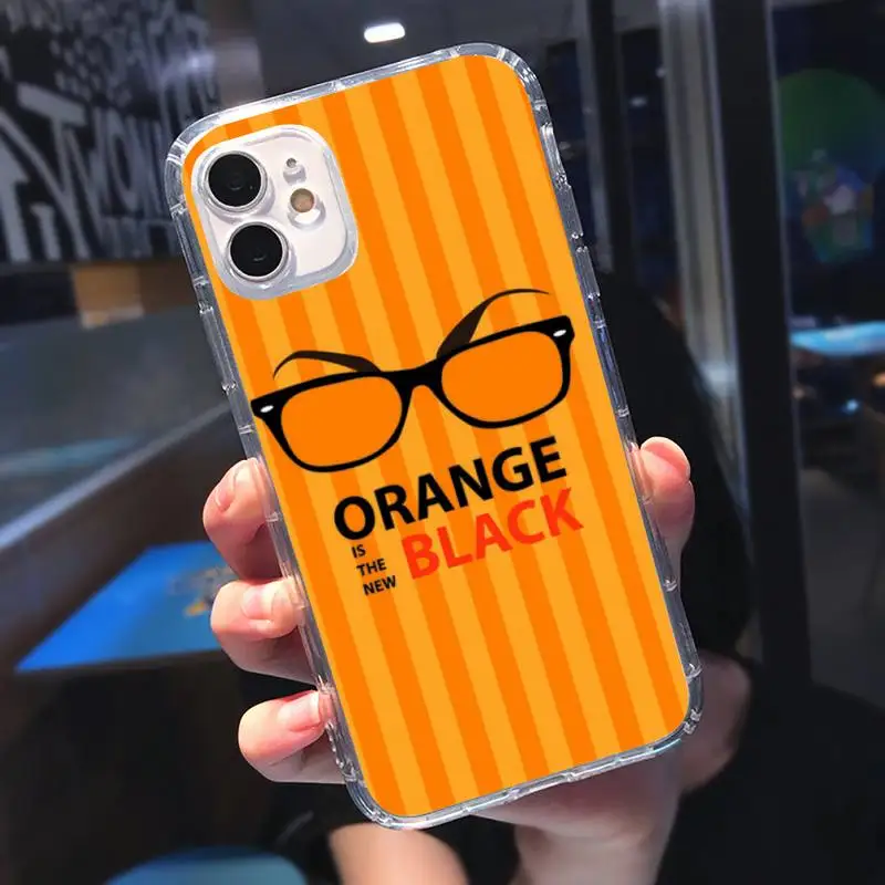 

Orange is the new black Phone Case Transparent soft For iphone 5 5s 5c se 6 6s 7 8 11 12 plus mini x xs xr pro max