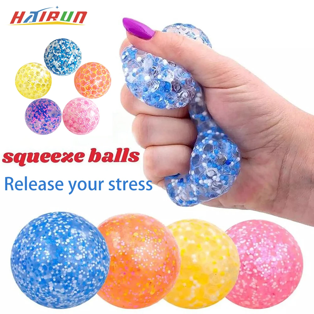 

Fidget Toys Colorful Vent Ball Decompression Toys Antistress Ball Squeeze Soft Sticky Stress Relief Toys Funny Gift