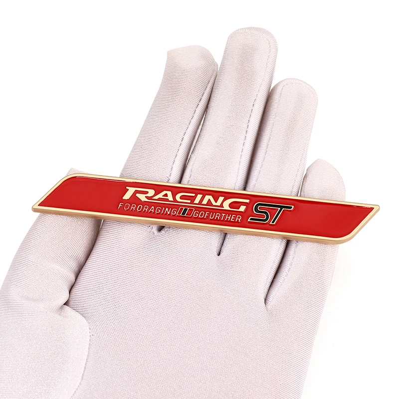 Автомобильная наклейка ST Racing эмблема значок наклейки для FORD FOCUS 2 Focus 3 Mondeo Fiesta Kuga MK2