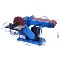 automatic dust removal belt machine sharpening woodworking metal table grinding machine